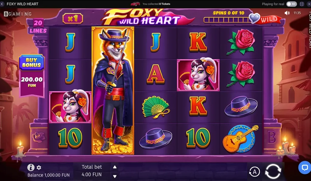 BitStarz Foxy Wild Heart Slot